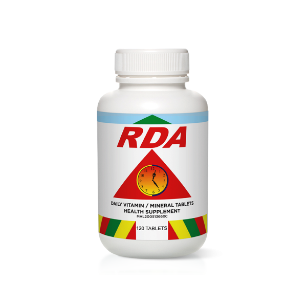 RDA Multivitamins & Minerals (120 Tablets)